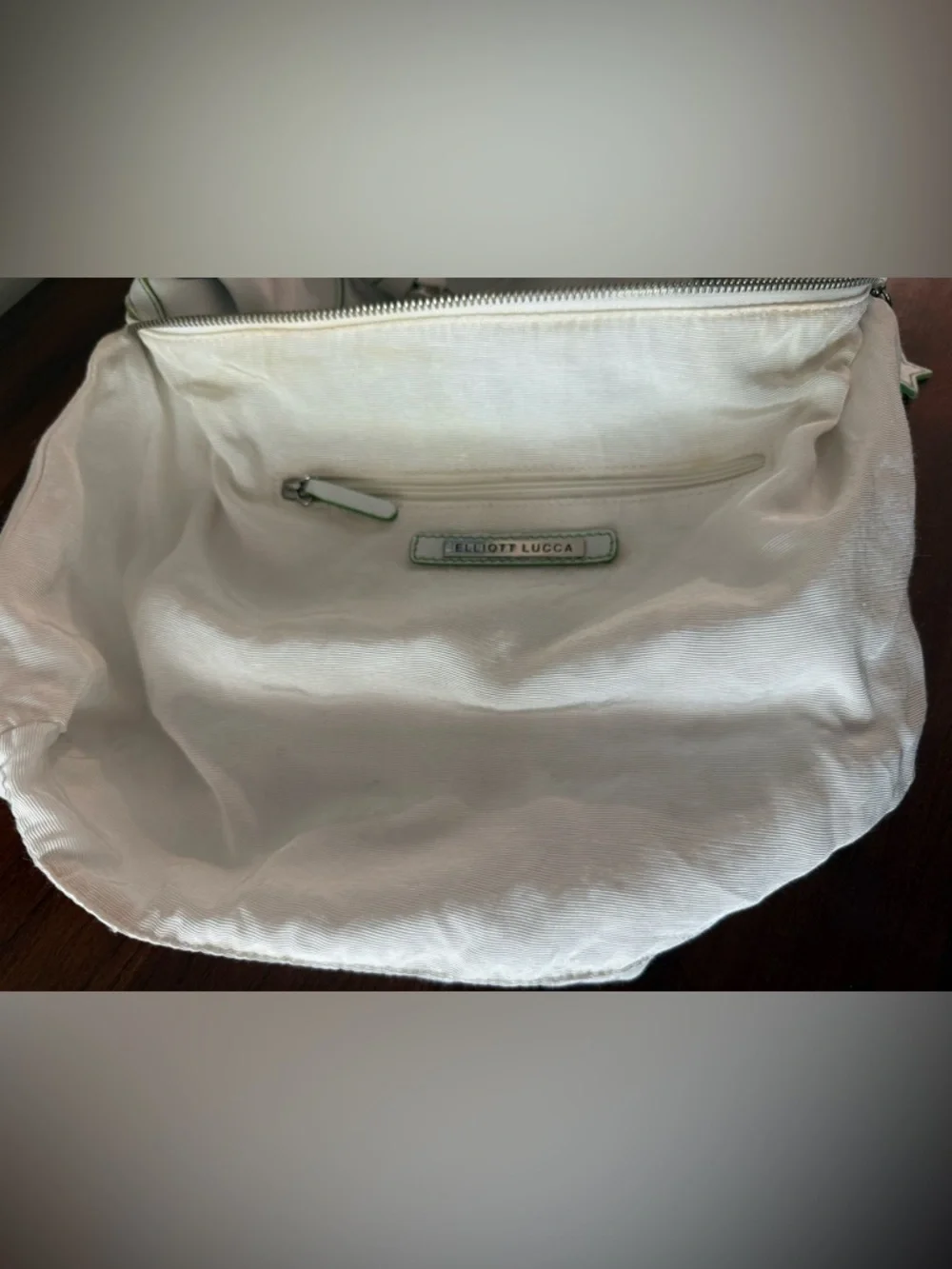 Elliott Lucca Pearly White Leather Shoulder Bag | Y2K Charm Bag Spring Summer 🤍 - Picture 15 of 16